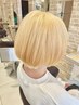 カット+リタッチカラー￥7700#ダブルカラー#ヘアカラー#韓国#草薙#静岡