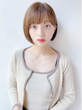ケーツー エソラ池袋店(K-two) 大人の耳かけミニボブ*切りっぱなしボブ*ショートボブカット