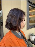 ゆるふわ感がかわいい♪ボブパーマ