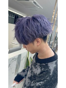 エトワール(ETOILE) 神戸三ノ宮メンズブリーチ紫カラーパープル