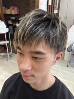 ヘアー クチュリエ ビーホワイト(hair couturier B:white) ハイライト（メッシュ）
