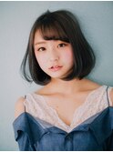 １０代人気　ふんわりボブ