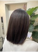 髪質改善カラー×ショコラブラウン×ナチュラル系×神戸三宮