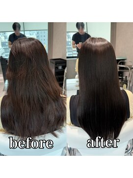 ルミス 銀座(Lumis) ストレートスタイル/艶髪/髪質改善/縮毛矯正/銀座/東銀座