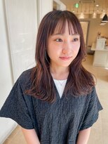 オルガン(Organ) ぱつんと前髪が可愛いミディアムスタイル