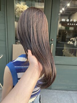 マーシュ(marshu) 透明感グレージュカラー