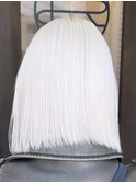 ホワイトブロンドヘアーお任せください！