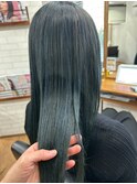 暗髪ナチュラルハイライト×シークレットハイライトブリーチ
