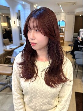 トゥルース 上野店(TRUTH) #レイヤーカット#ブリーチなしカラー