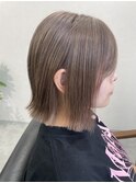 切りっぱなしボブ/ハイトーン