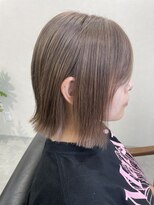 シアン(cyan.)&nbsp;切りっぱなしボブ/ハイトーン