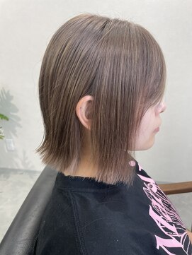 シアン(cyan.) 切りっぱなしボブ/ハイトーン