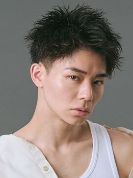 エルマーク 豊中(L-MARK) スパイキーショート/短髪/ツーブロック/メンズ/men's