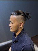 ビジネスマンバン オールバック ツーブロック フェードカット