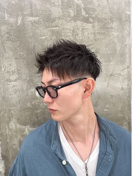 メンズサロン キング 心斎橋店(Men’s salon K!ng) ホワイトメッシュ/ツイスト/ツイスパ/パーマ/メンズ/眉毛/心斎橋