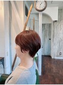 赤系ショートスタイル