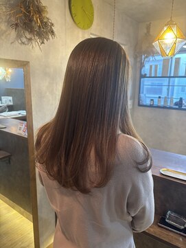 イロバイルポポル(iro...by rupopolu) 朝のセットを楽ちんに♪ビカク縮毛矯正で柔らかストレート