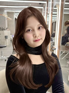 モーブブラウン/ヘーゼルブラウン/韓国巻き/マロンブラウン