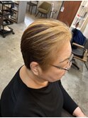 レディースショート×フェイスフレーミング