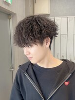 ジーナ 天神(Zina) 【福岡/天神/メンズパーマ】波巻きシャドウパーマ