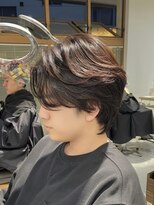 ネオリーブウリ 二子玉川店(Neolive uri)&nbsp;韓国マッシュスペインカールスパイキーショートブルーブラック