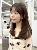 顔まわりカット レイヤー 韓国レイヤー 表参道 韓国