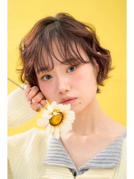 シャル 町田(shalu) マッシュショート×ニュアンスパーマ