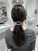 スーズ(sooze)&nbsp;ロング_コテ巻き風パーマ_後毛パーマ