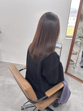 アップ(App.to) 【扱いやすい髪に】縮毛矯正+トリートメント//メテオライト