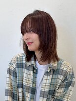 アルティーナ(altina) 透明感ブラウンアッシュ/ミディアムレイヤー/ハッシュカット