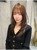 表参道 roijir ヘーゼルベージュ × レイヤーカット