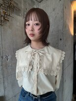 ダコタリッカ(dakota Rikka) 顔まわりレイヤー×オリーブベージュで垢抜けミディアムに