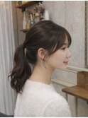 まとまり重視のナチュラル顔周りレイヤー