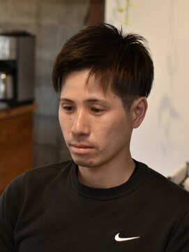 リム メンズヘア(LIM men's hair) 束感爽やかアップバング【メンズカット/倉敷/中島/美容院/理容】
