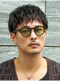 横浜メンズ/波巻きスパイラルパーマ/シャドウパーママッシュ 