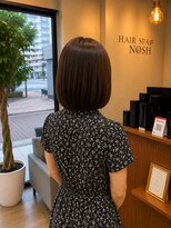 ヘアースパ ノッシュ 博多千代店(Hair Spa Nosh)&nbsp;Hair Spa Nosh 博多千代店/ショートボブ/タッセルボブ