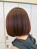 ヘアーリゾート ラウレア(Hair Resort LAULEA)&nbsp;髪質改善カラーボルドーブラウンボブ