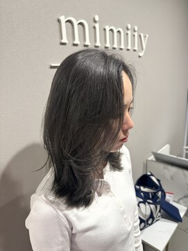 ミミー(mimiiy) 艶グレーカラー