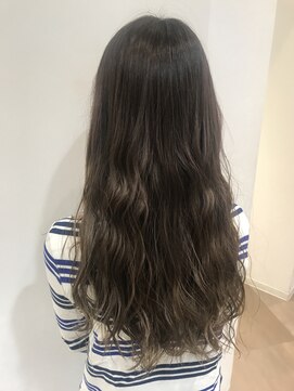 ソワンドブレス 阿倍野店(soin de brace) イルミナスモークグレージュXバレイヤージュ