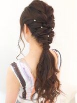ヘアメイク エンカレッジ(HAIR MAKE encourage)&nbsp;ローポニースタイル☆