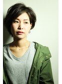 [EGAMI HAIR]大人かわいい耳かけショートボブ