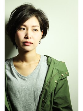 エガミヘアー(EGAMI hair) [EGAMI HAIR]大人かわいい耳かけショートボブ