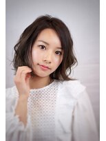 アッシュ 高幡不動店(Ash)&nbsp;【Ash高幡不動店×山崎】大人可愛い☆切りっぱなしボブ