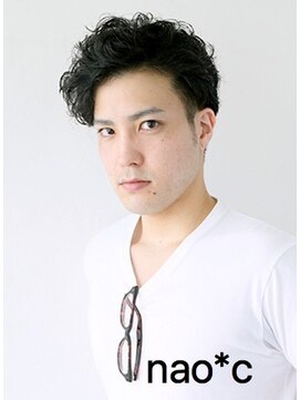 ナオシ 田原台店(nao c) 【四條畷/田原台nao*c】アップバンクメンズのパーマスタイル