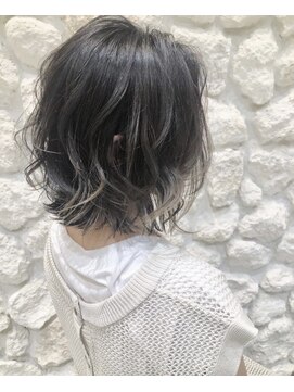 モアナ バイ ヘッドライト 沖縄東崎店(Moana by HEADLIGHT) Moana【東崎】#結べるボブ#ベルボブ#デジタルパーマ#アッシュ