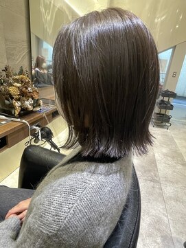 シェル 国分寺(shell) 透明感抜群！ブリーチ無しアッシュグレージュ