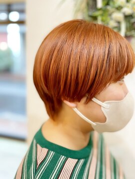 フラット 千葉(Flat.) オレンジカラー/ショート【千葉】