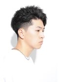癖毛活かしかきあげ