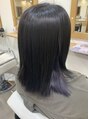 カノープス ヘアアンドメイクアップ(Canopus hair&make up) 艶ストレート×インナーパープルでトレンドstyle☆