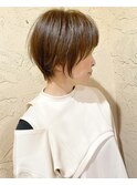 【直毛でも大丈夫】抜け感ショートスタイル☆